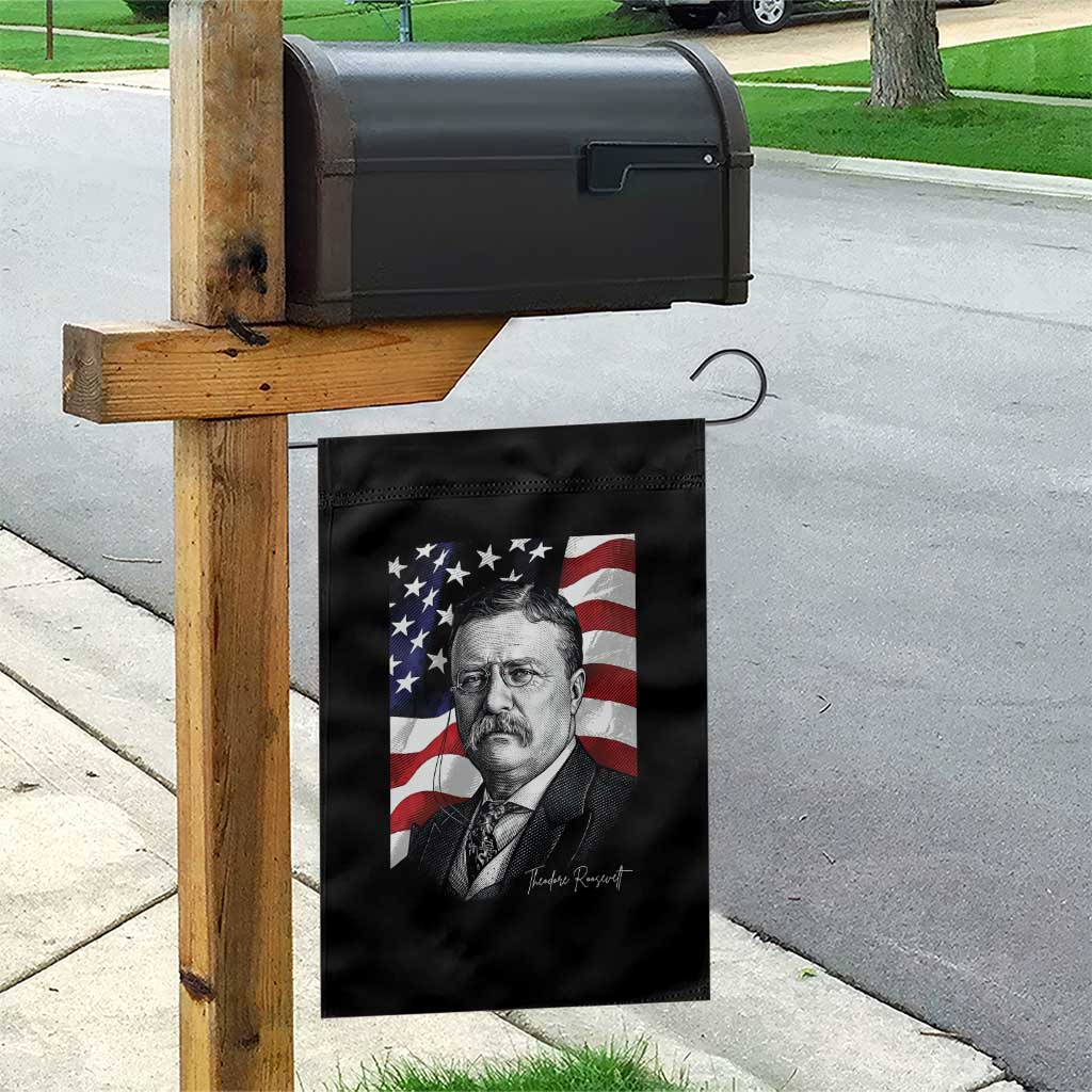 Theodore Roosevelt Patriotic American Flag President Garden Flag TS14 Print Your Wear