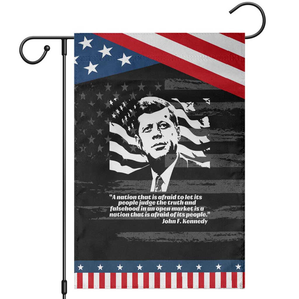 Theodore Roosevelt Quote Garden Flag Patriotic American Flag Presidents Day TS14 Distressed Black Blue Print Your Wear