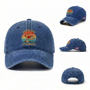 Toodaloo Cuntaroos Washed Cotton Baseball Cap Funny Sarcastic Goodbye Humor TS14 Washed Cap Universal Fit Royal Blue Print Your Wear
