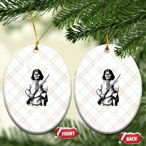 Native American Ceramic Ornament Apache Is In My Blood TS14 Print Your Wear