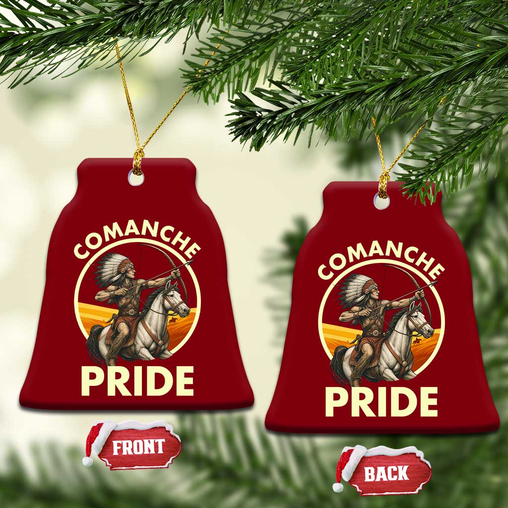Native American Comanche Pride Indigenous People Day Ceramic Ornament TS14 Print Your Wear