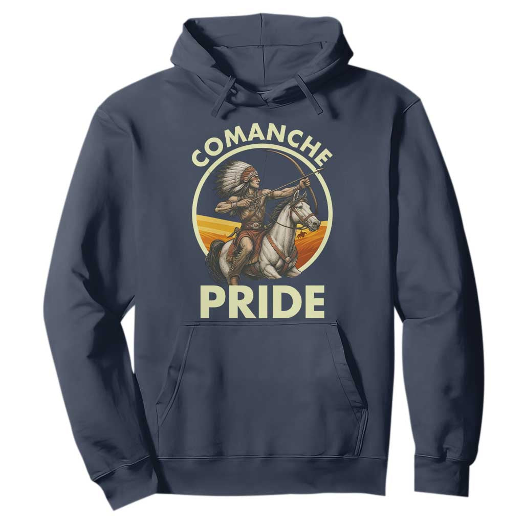 Native American Comanche Pride Indigenous People Day Hoodie TS14 Navy Print Your Wear