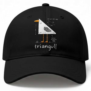 Triangull Triangle Seagull Bird Pun Baseball Cap Funny Math Teacher Joke Humor TS14 Print Your Wear