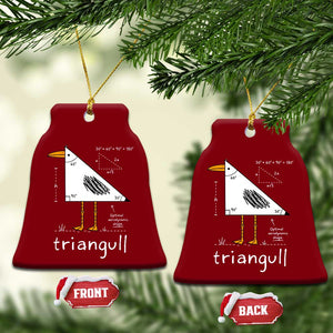 Triangull Triangle Seagull Bird Pun Ceramic Ornament Funny Math Teacher Joke Humor TS14 Print Your Wear