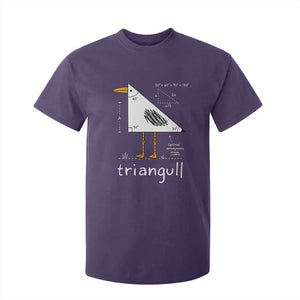 Triangull Triangle Seagull Bird Pun T Shirt For Kid Funny Math Teacher Joke Humor TS14 Purple Print Your Wear