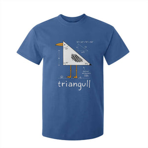Triangull Triangle Seagull Bird Pun T Shirt For Kid Funny Math Teacher Joke Humor TS14 Royal Blue Print Your Wear