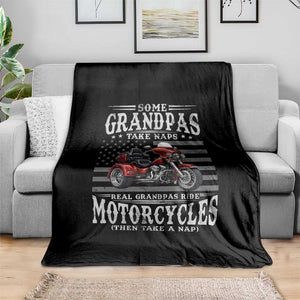 Some Grandpas Take Naps Real Grandpas Ride Motorcycles Throw Blanket Three Wheels Motorcycle Trike
