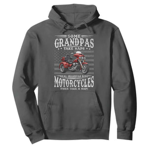 Some Grandpas Take Naps Real Grandpas Ride Motorcycles Hoodie Three Wheels Motorcycle Trike
