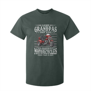 Some Grandpas Take Naps Real Grandpas Ride Motorcycles T Shirt For Kid Three Wheels Motorcycle Trike