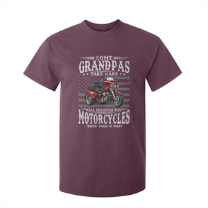 Some Grandpas Take Naps Real Grandpas Ride Motorcycles T Shirt For Kid Three Wheels Motorcycle Trike