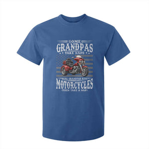 Some Grandpas Take Naps Real Grandpas Ride Motorcycles T Shirt For Kid Three Wheels Motorcycle Trike