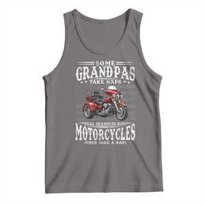 Some Grandpas Take Naps Real Grandpas Ride Motorcycles Tank Top Three Wheels Motorcycle Trike