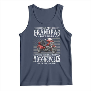 Some Grandpas Take Naps Real Grandpas Ride Motorcycles Tank Top Three Wheels Motorcycle Trike