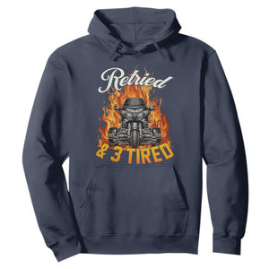 Retired Grandpa Biker Three Wheeled Motorcycle Trike Hoodie