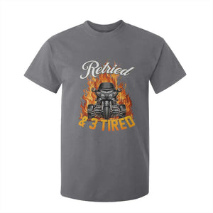 Retired Grandpa Biker Three Wheeled Motorcycle Trike T Shirt For Kid