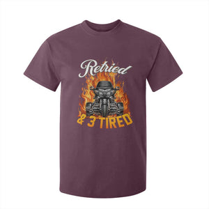 Retired Grandpa Biker Three Wheeled Motorcycle Trike T Shirt For Kid