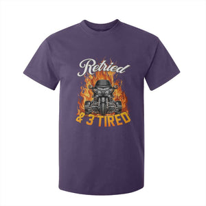 Retired Grandpa Biker Three Wheeled Motorcycle Trike T Shirt For Kid