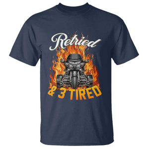 Retired Grandpa Biker Three Wheeled Motorcycle Trike T Shirt