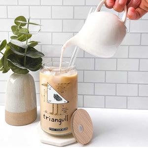 Triangull Triangle Seagull Bird Pun Glass Can Funny Math Teacher Humor TS14 Print Your Wear