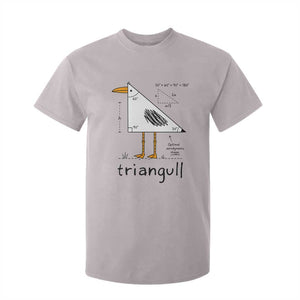 Triangull Triangle Seagull Bird Pun T Shirt For Kid Funny Math Teacher Humor TS14 Ice Gray Print Your Wear