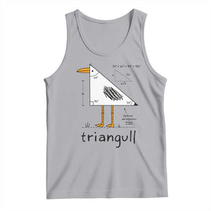 Triangull Triangle Seagull Bird Pun Tank Top Funny Math Teacher Humor TS14 Athletic Heather Print Your Wear