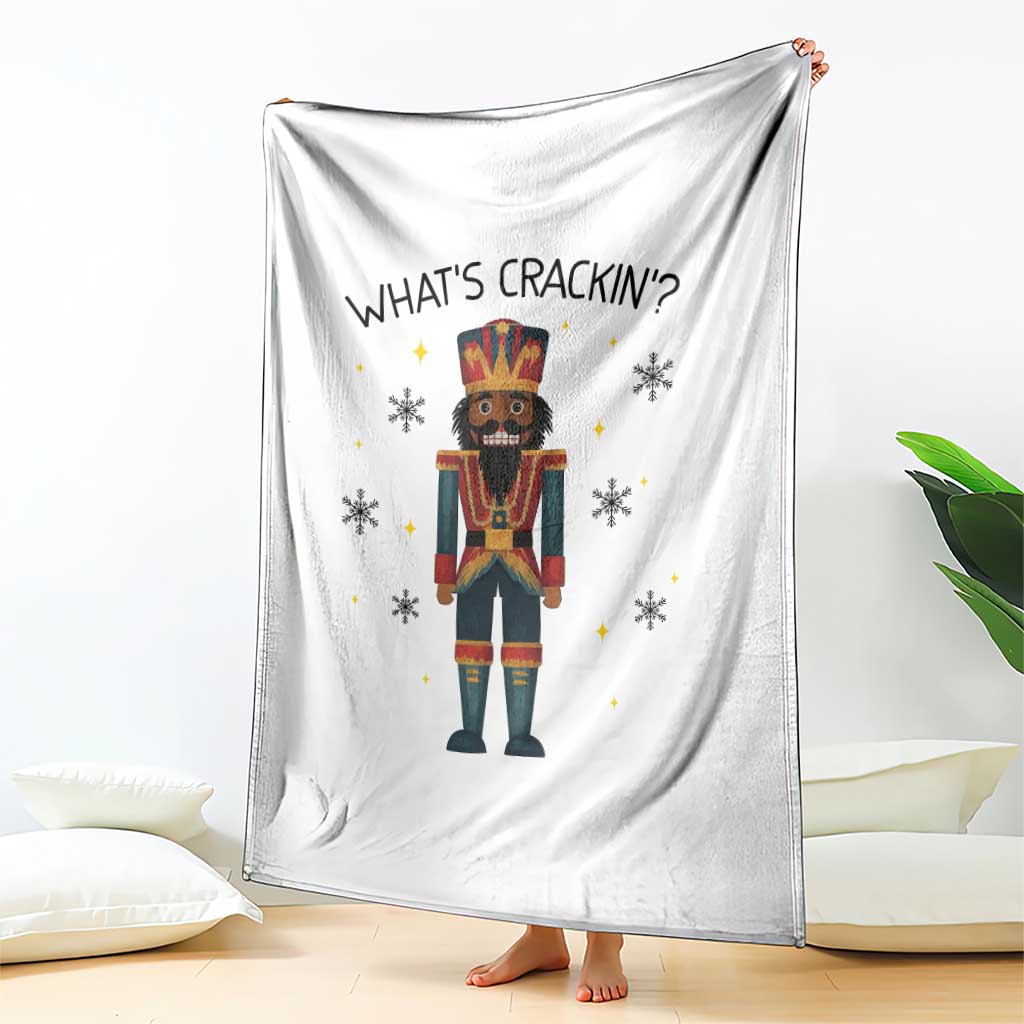 Nutcracker Christmas Throw Blanket What Is Cracking TS14 Print Your Wear
