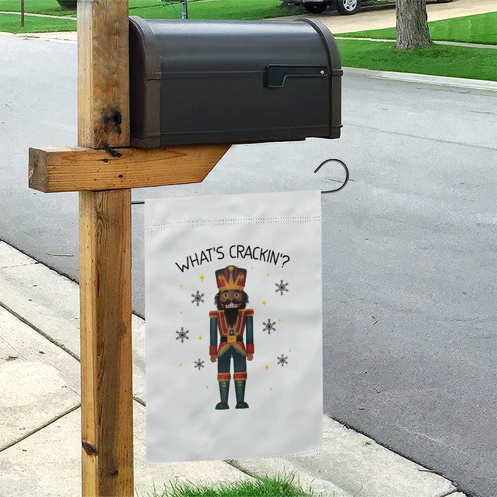 Nutcracker Christmas Garden Flag What Is Cracking TS14 Print Your Wear