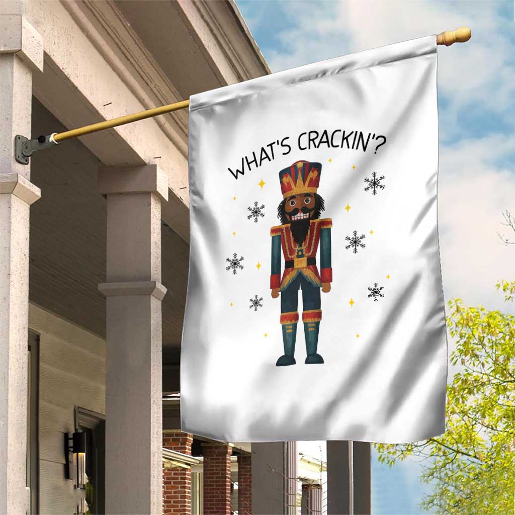 Nutcracker Christmas Garden Flag What Is Cracking TS14 Print Your Wear
