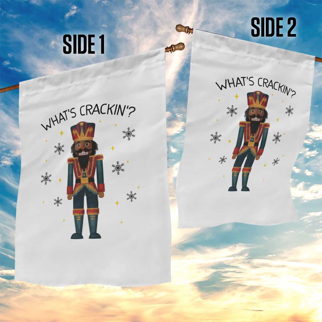Nutcracker Christmas Garden Flag What Is Cracking TS14 Print Your Wear