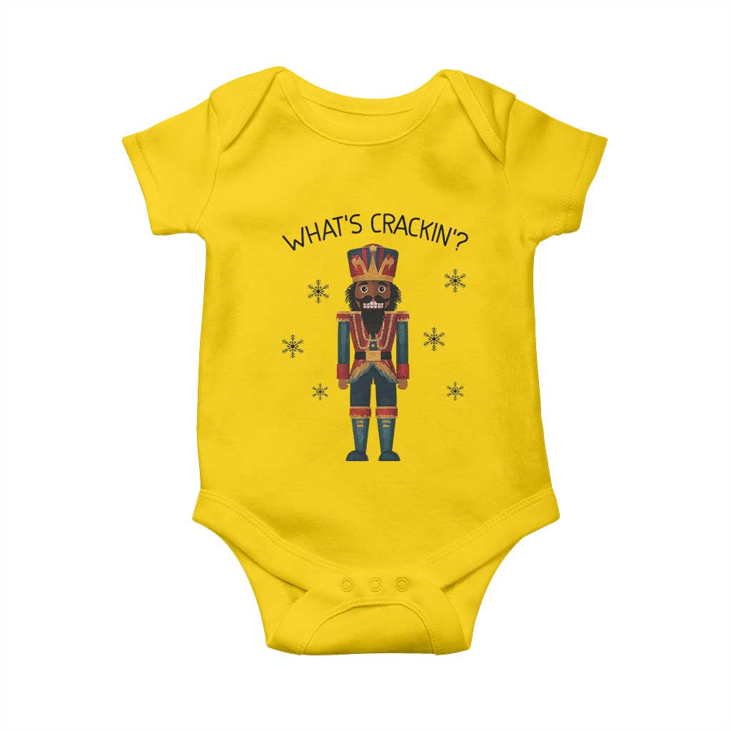 Nutcracker Christmas Baby Onesie What Is Cracking TS14 Daisy Print Your Wear