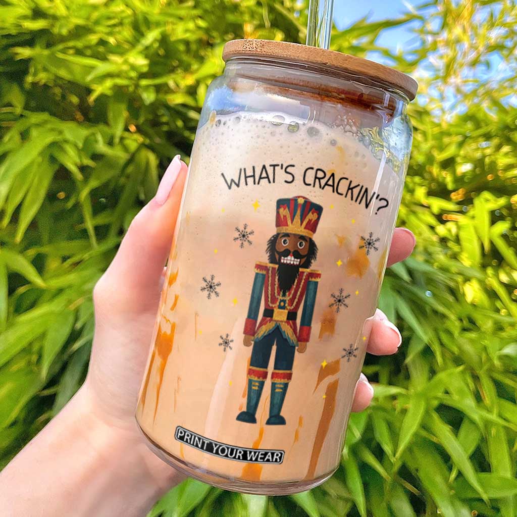 Nutcracker Christmas Glass Can What Is Cracking TS14 White Print Your Wear