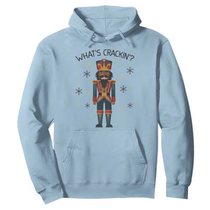 Nutcracker Christmas Hoodie What Is Cracking TS14 Light Blue Print Your Wear