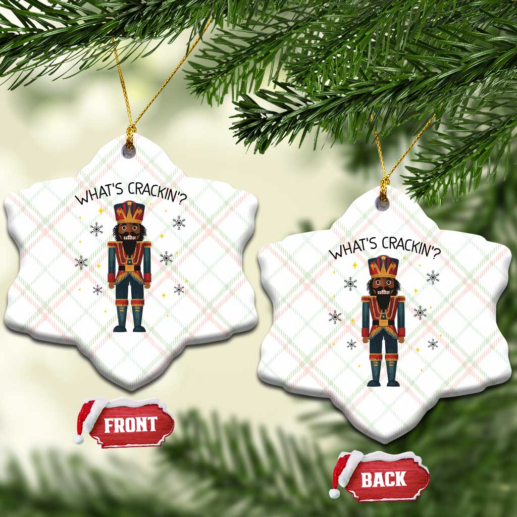 Nutcracker Christmas Ceramic Ornament What Is Cracking TS14 Print Your Wear