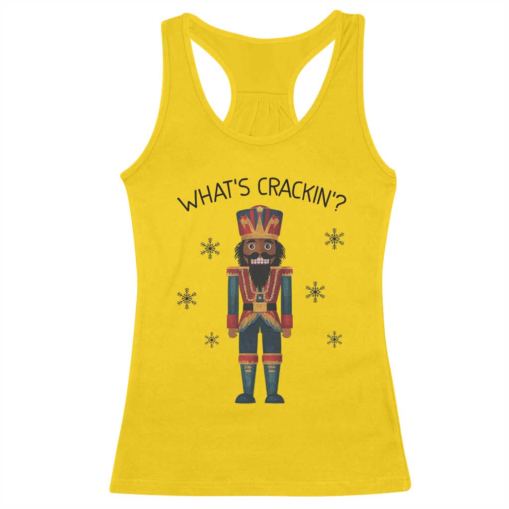 Nutcracker Christmas Racerback Tank Top What Is Cracking TS14 Daisy Print Your Wear