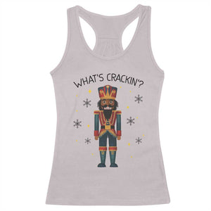 Nutcracker Christmas Racerback Tank Top What Is Cracking TS14 Ice Gray Print Your Wear