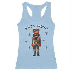 Nutcracker Christmas Racerback Tank Top What Is Cracking TS14 Light Blue Print Your Wear