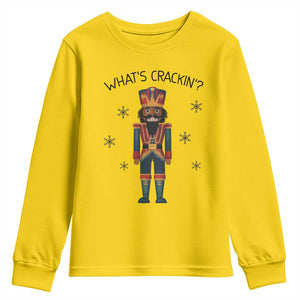 Nutcracker Christmas Youth Sweatshirt What Is Cracking TS14 Daisy Print Your Wear