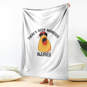 Marcus The Worm Christmas Meme Throw Blanket There Is Been Numeous Injuries TS14 Print Your Wear