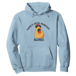 Marcus The Worm Christmas Meme Hoodie There Is Been Numeous Injuries TS14 Light Blue Print Your Wear