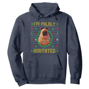 Marcus The Worm Christmas Meme Hoodie Funny Brain Rot Xmas TS14 Navy Print Your Wear