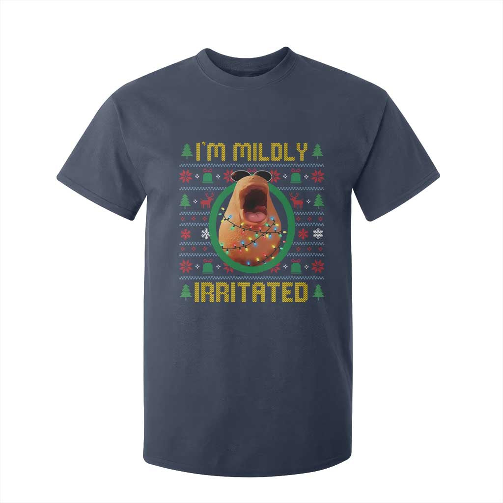 Marcus The Worm Christmas Meme T Shirt For Kid Funny Brain Rot Xmas TS14 Navy Print Your Wear