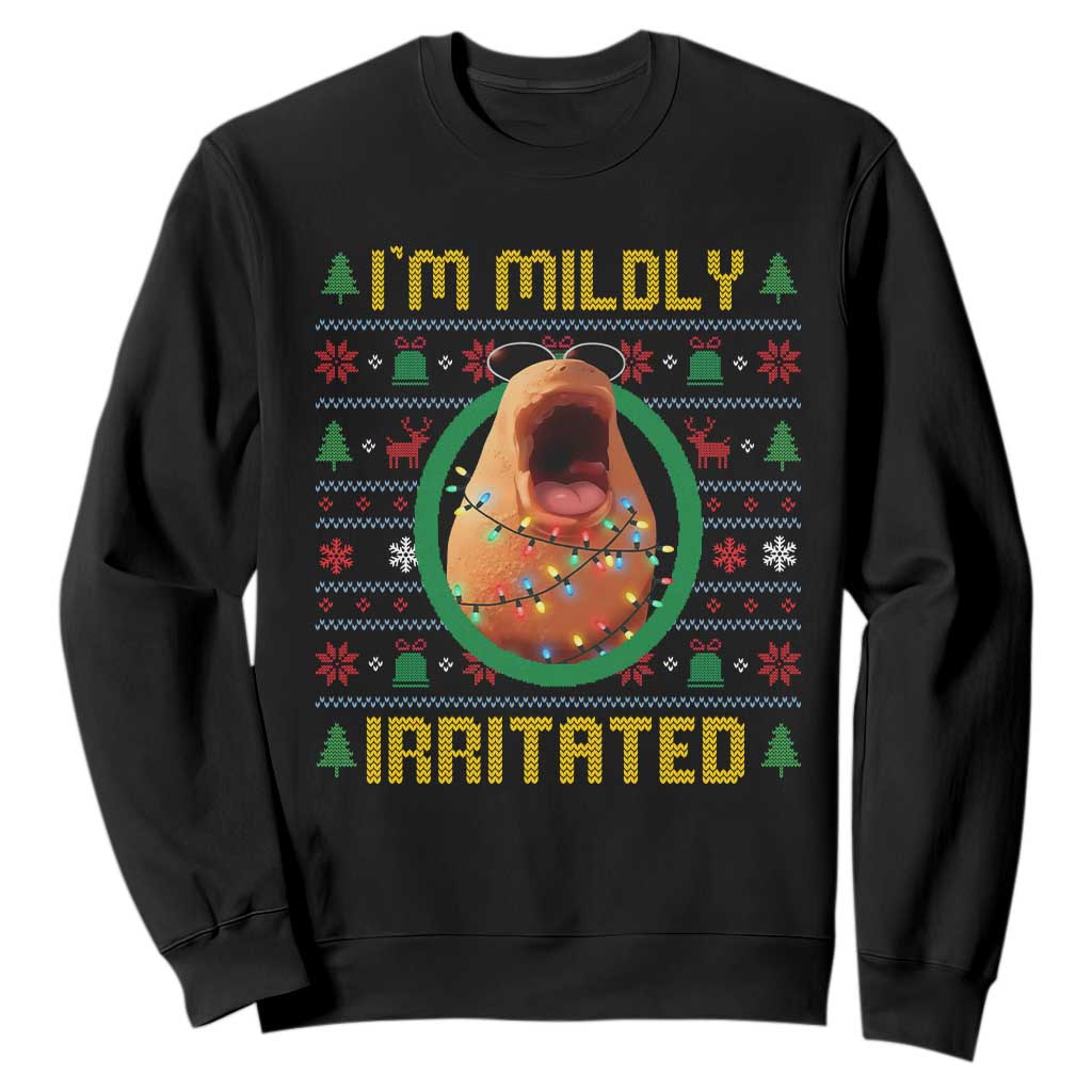 Marcus The Worm Christmas Meme Sweatshirt Funny Brain Rot Xmas TS14 Black Print Your Wear