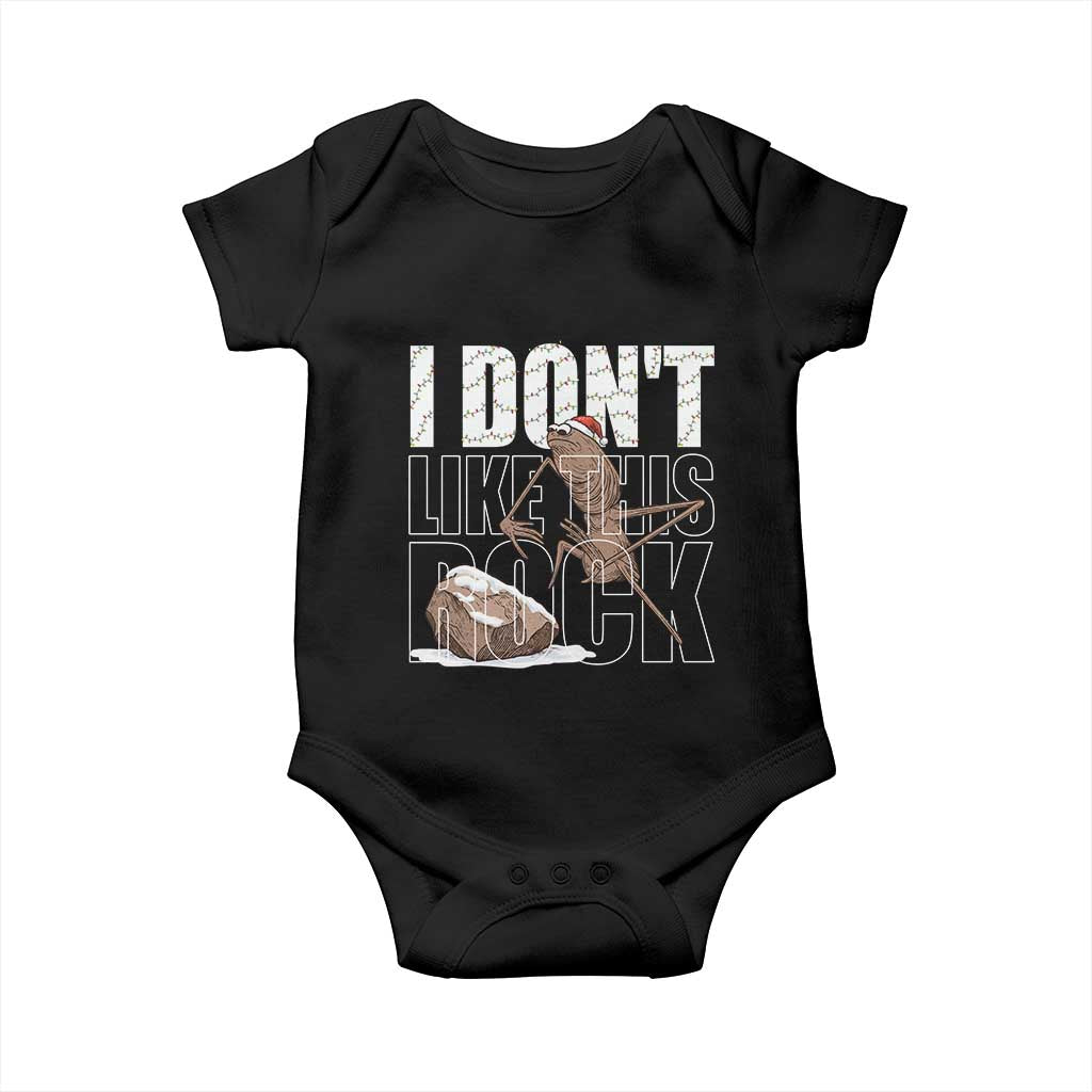 Marcus The Worm Christmas Meme Baby Onesie Funny Brain Rot Gen Z TS14 Black Print Your Wear
