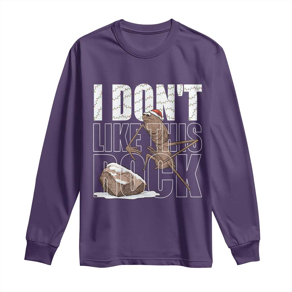 Marcus The Worm Christmas Meme Long Sleeve Shirt Funny Brain Rot Gen Z TS14 Purple Print Your Wear