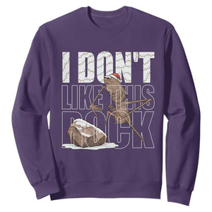 Marcus The Worm Christmas Meme Sweatshirt Funny Brain Rot Gen Z TS14 Purple Print Your Wear