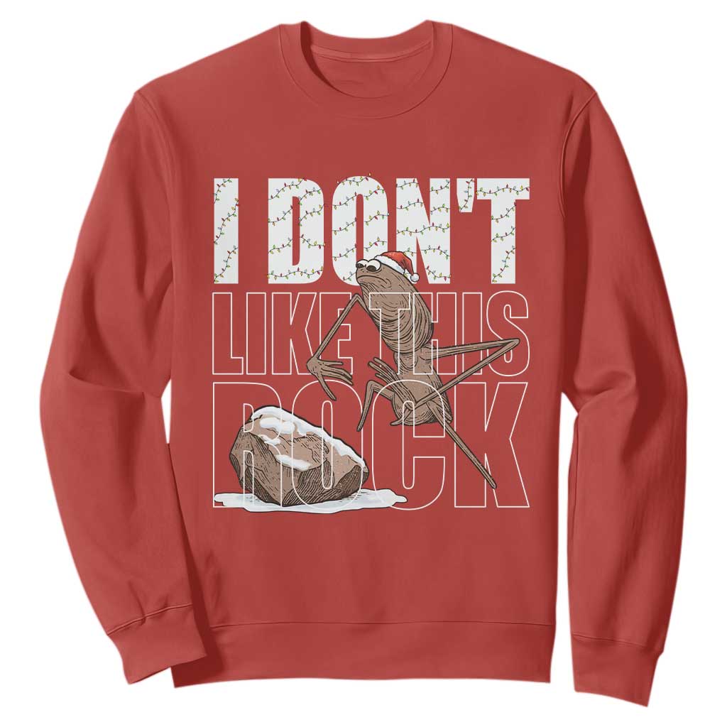Marcus The Worm Christmas Meme Sweatshirt Funny Brain Rot Gen Z TS14 Red Print Your Wear
