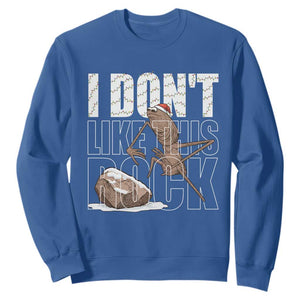 Marcus The Worm Christmas Meme Sweatshirt Funny Brain Rot Gen Z TS14 Royal Blue Print Your Wear