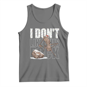 Marcus The Worm Christmas Meme Tank Top Funny Brain Rot Gen Z TS14 Black Heather Print Your Wear