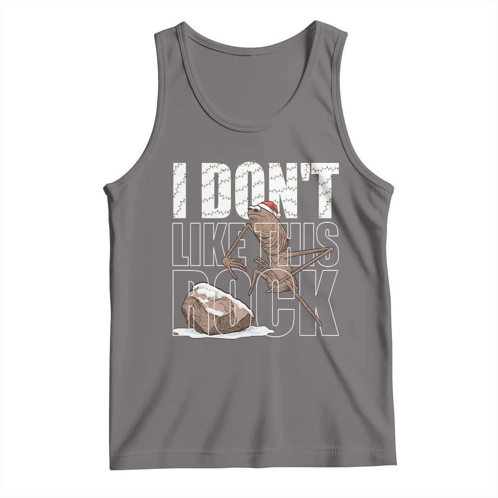 Marcus The Worm Christmas Meme Tank Top Funny Brain Rot Gen Z TS14 Deep Heather Print Your Wear