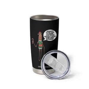Marcus The Worm Christmas Meme Tumbler Cup Locally Owned Greek Restaurant TS14 Print Your Wear
